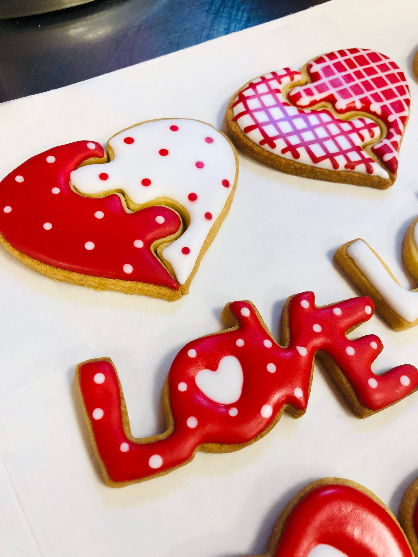 Biscotti cuore puzzle