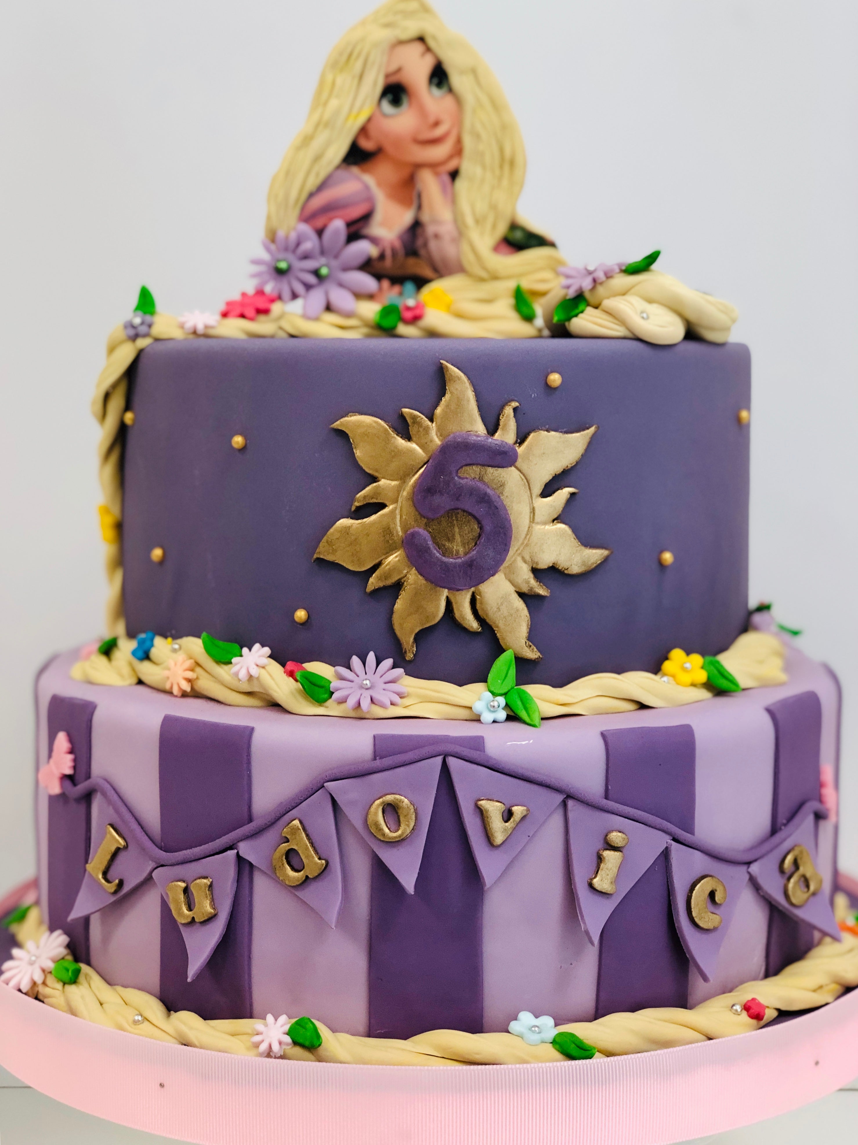 Torta Compleanno Rapunzel - Milano e Varese – cakeintown