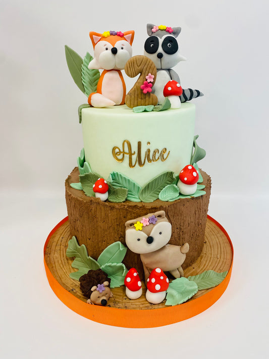 Torta Animaletti del bosco